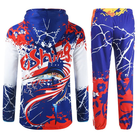 Men Fishing Clothes Long Sleeve light weight Hoodie Fishing Clothing Quick Dry Breathable Sun Protection Fishing Shirt-1