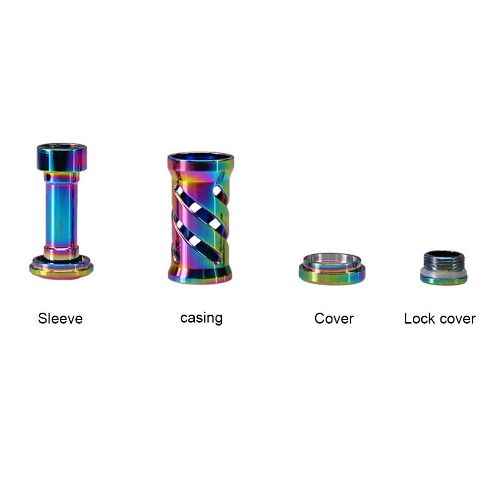 Colorful Metal Grip Pill Fishing Reel Accessories Metal Water Drop Drum Fishing Wheel Handle DIY Fishing Wheel Grip-2