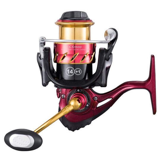 CS Spinning Fishing Wheel Reel Fishing Decors Gear Metal Spool Saltwater for Outdoor Fishing Portable Accessories-0
